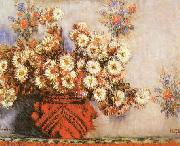 Claude Monet Chrysanthemums ss Sweden oil painting artist
